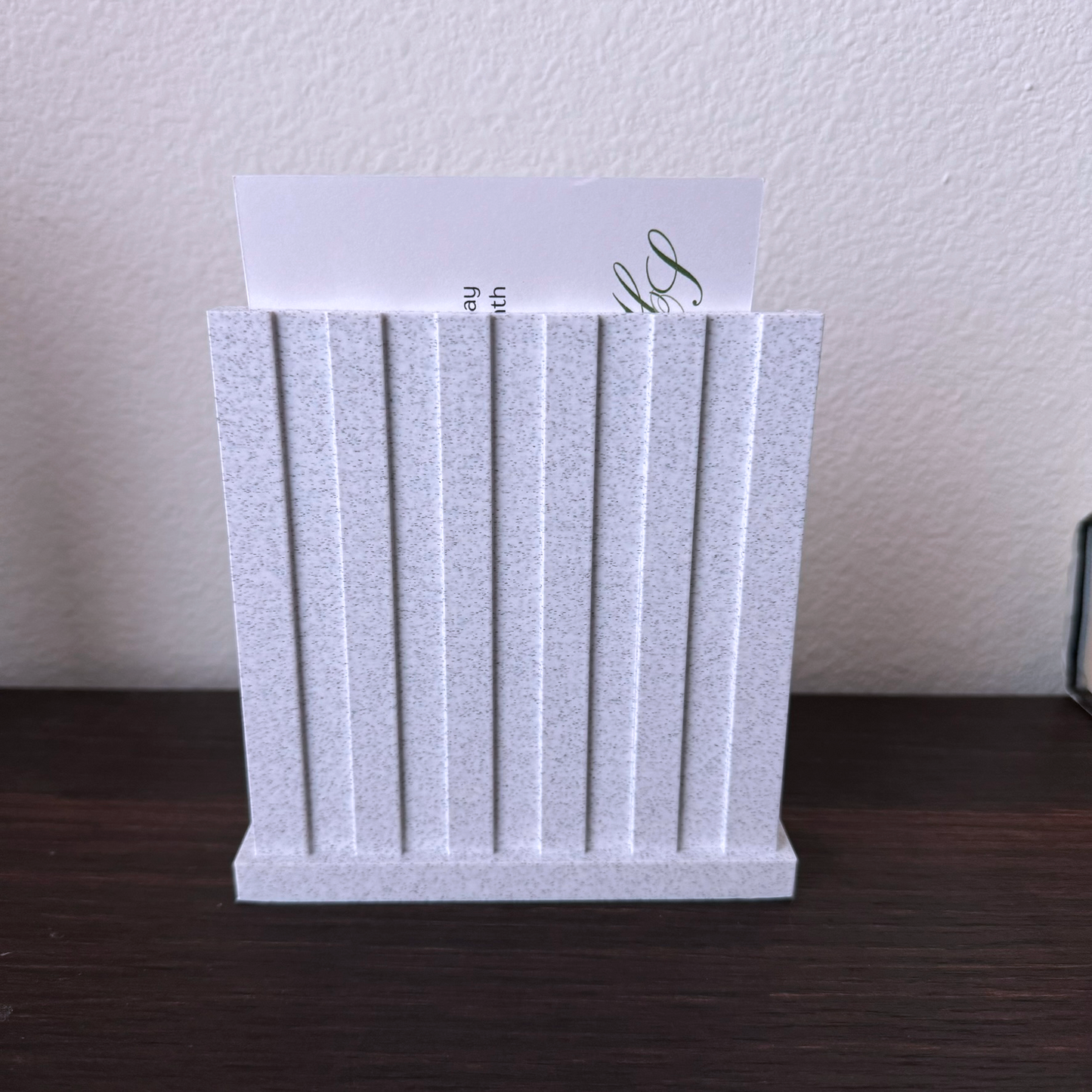 Index card holder, greeting card holder, office organization, card holder