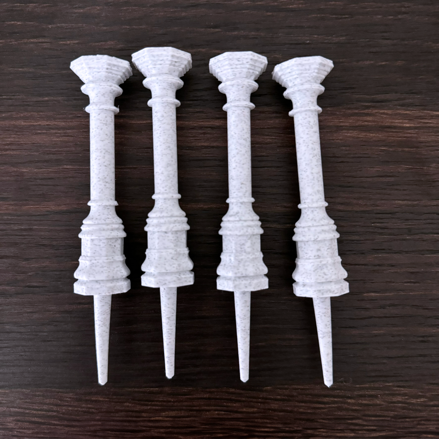 Plant Stake - Classical Greek Coman Column Planter Decor - Houseplant Stick - Plant Pick -Pack of 4 Garden Decor