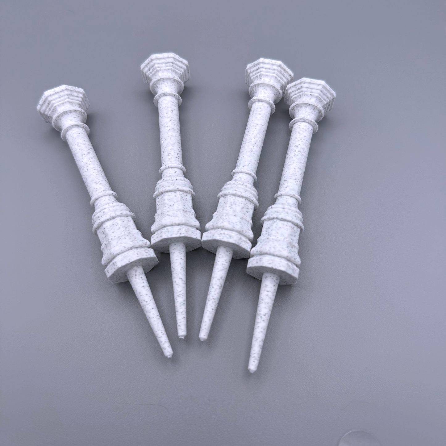 Plant Stake - Classical Greek Coman Column Planter Decor - Houseplant Stick - Plant Pick -Pack of 4 Garden Decor