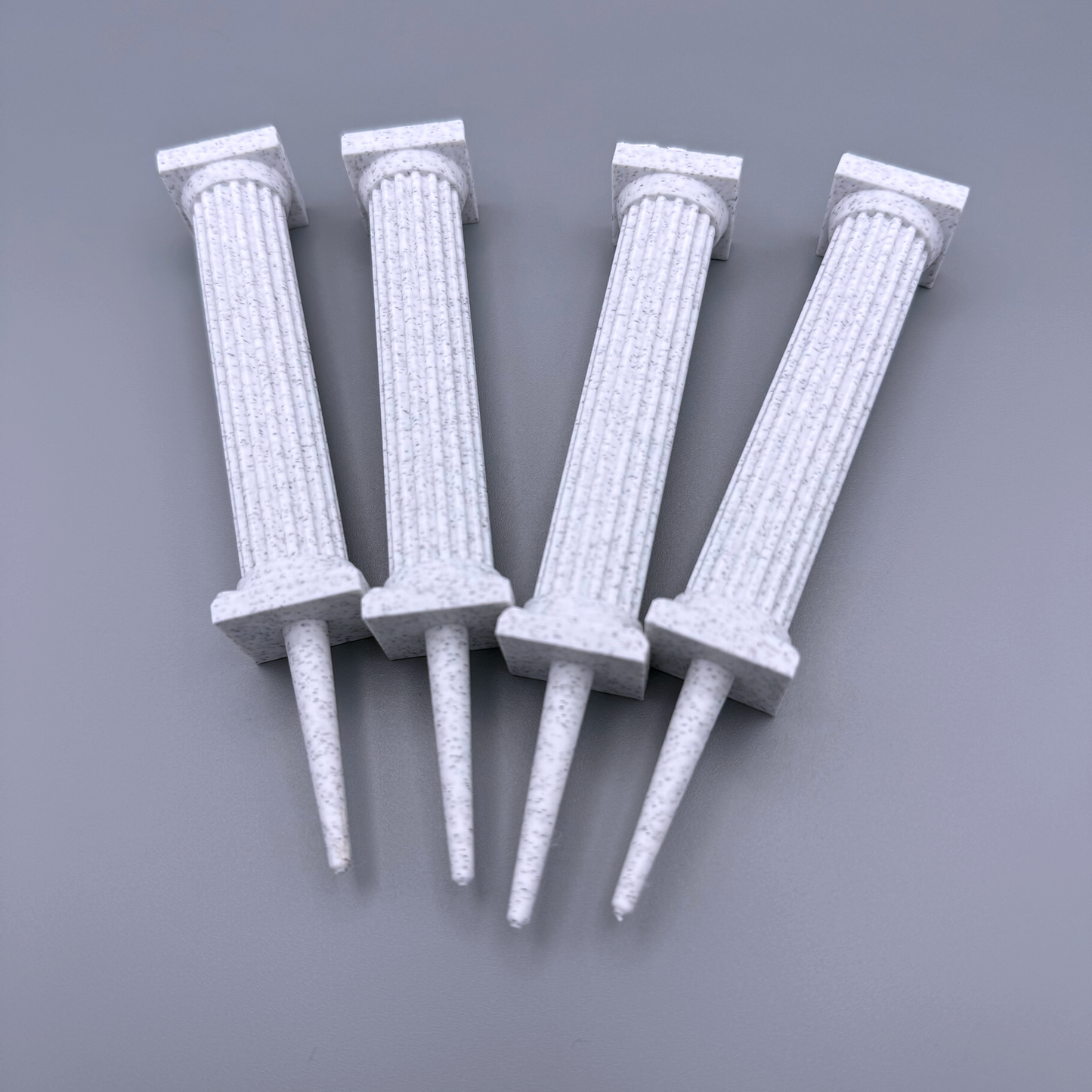 Plant Stake - Classical Greek Coman Column Planter Decor - Houseplant Stick - Plant Pick -Pack of 4 Garden Decor