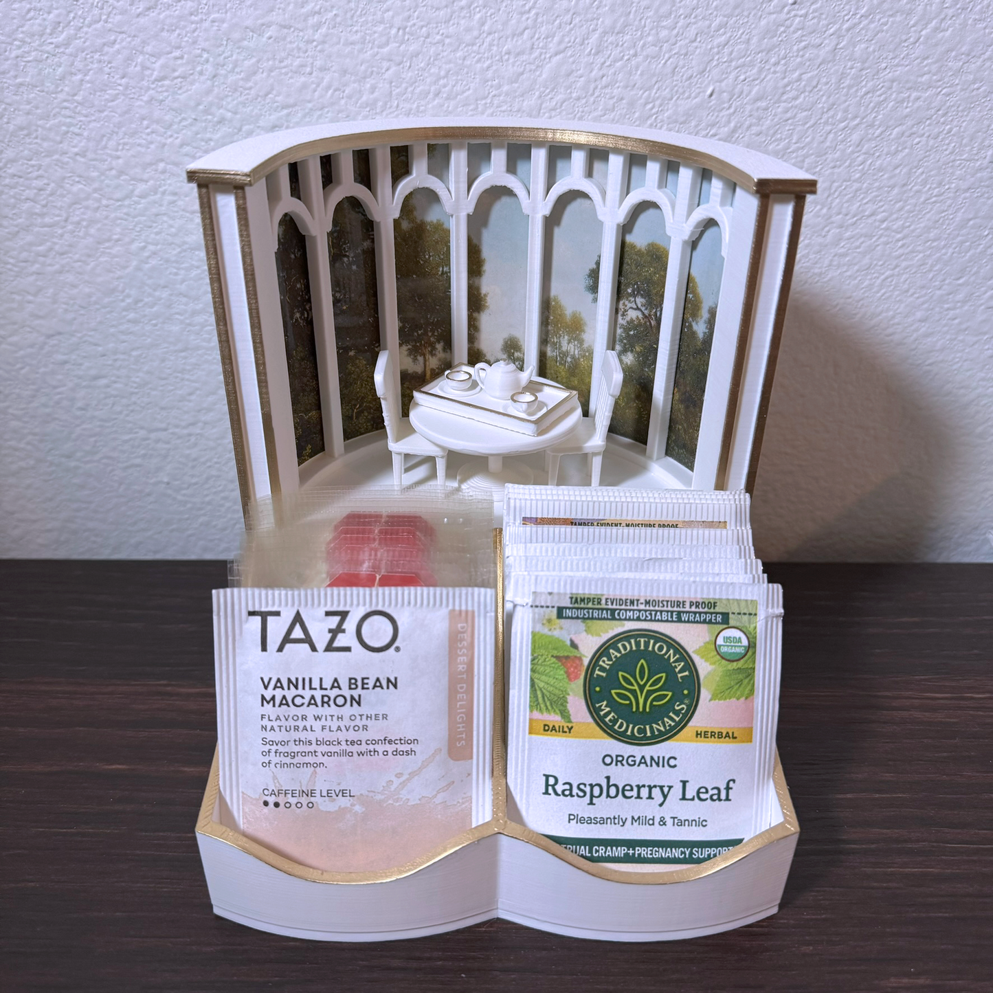 Magical greenhouse decorative tea bag organizer - Tea bag holder/ storage - Tea party, Breakfast table center piece - Coffee station