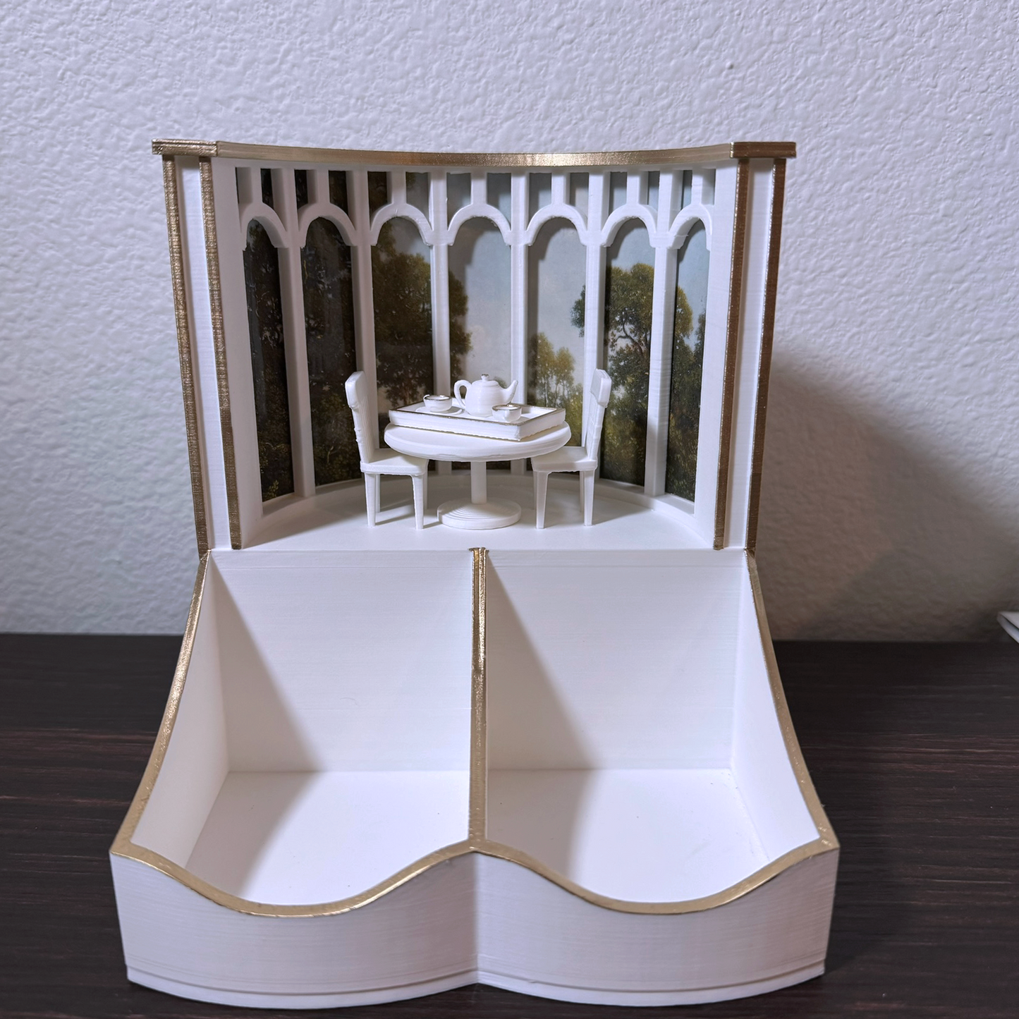 Magical greenhouse decorative tea bag organizer - Tea bag holder/ storage - Tea party, Breakfast table center piece - Coffee station