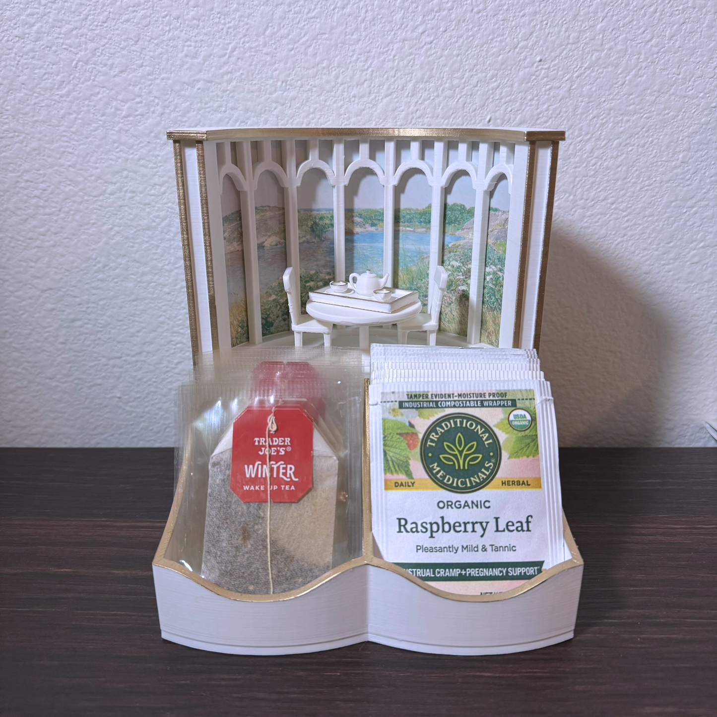 Magical greenhouse decorative tea bag organizer - Tea bag holder/ storage - Tea party, Breakfast table center piece - Coffee station
