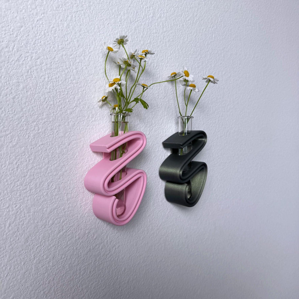 Unique Wall Vase for Propagation and flowers - Wall mounted flower vase - Wall decor - Wall propagation station test tube planter indoor use