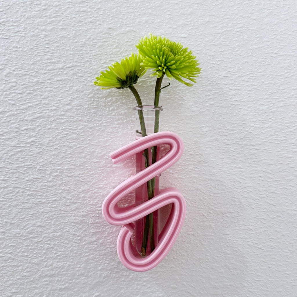 Unique Wall Vase for Propagation and flowers - Wall mounted flower vase - Wall decor - Wall propagation station test tube planter indoor use