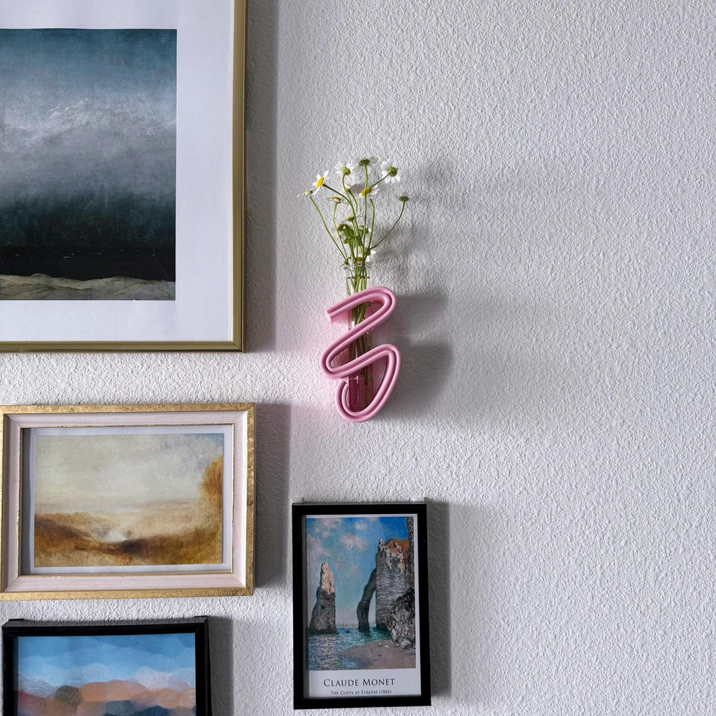 Unique Wall Vase for Propagation and flowers - Wall mounted flower vase - Wall decor - Wall propagation station test tube planter indoor use