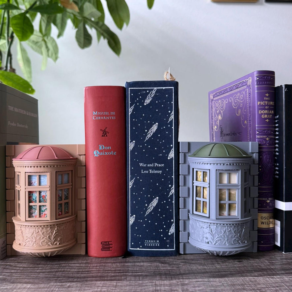 Oriel window Bookmark Holder - bookshelf library accessory and decor - unique bookmark container-  desk Organizer and Pen Holder