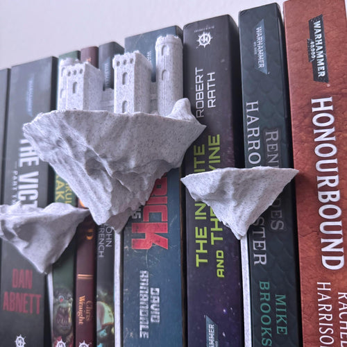 Floating Castle Bookshelf Insert: Sci-Fi Fantasy  Book Decor