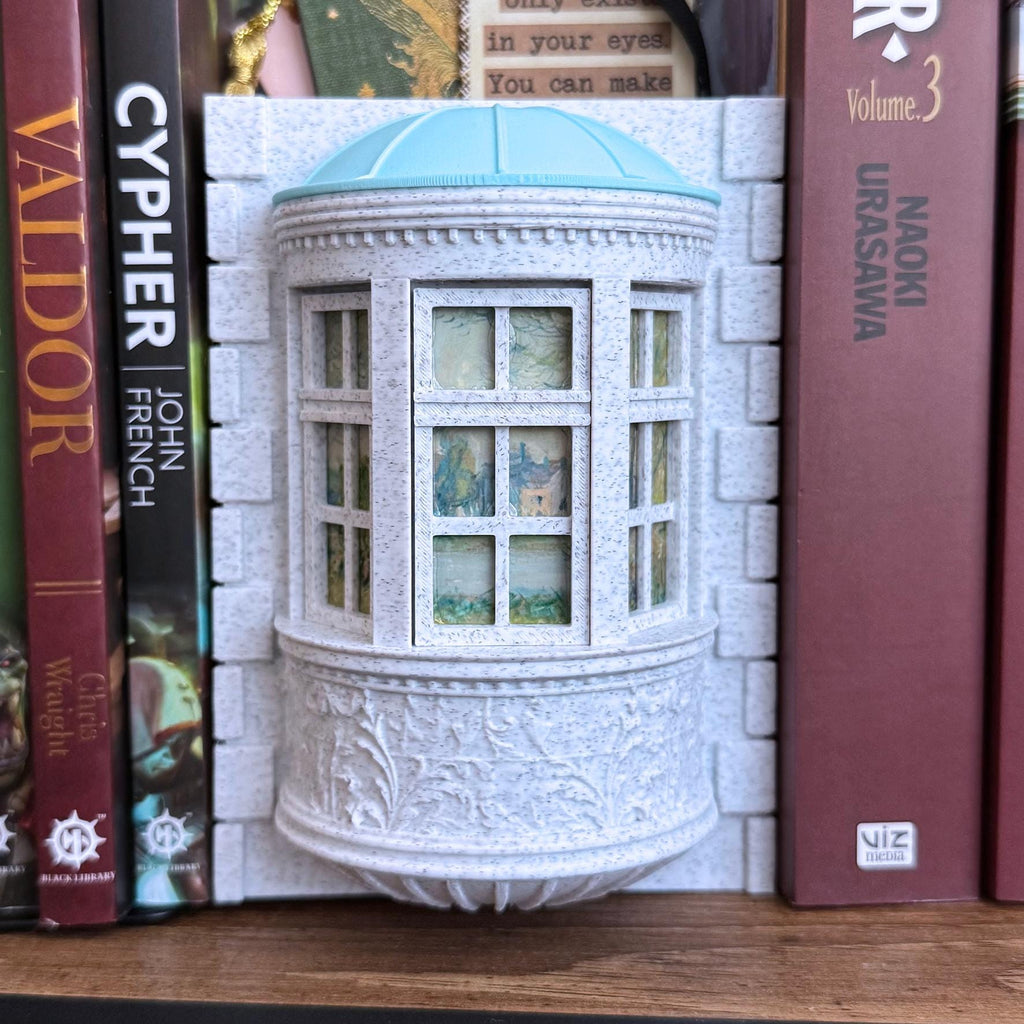 Oriel window Bookmark Holder - bookshelf library accessory and decor - unique bookmark container-  desk Organizer and Pen Holder