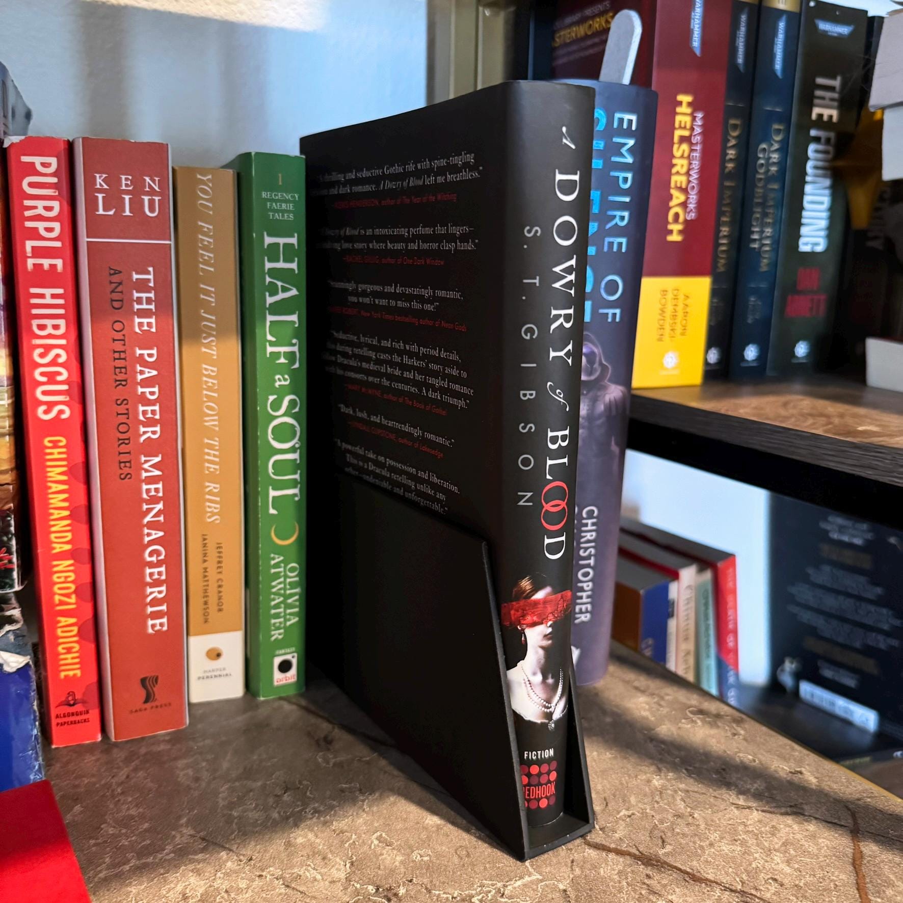 Hardcover Book Dust Jacket Holder: Bookshelf Insert