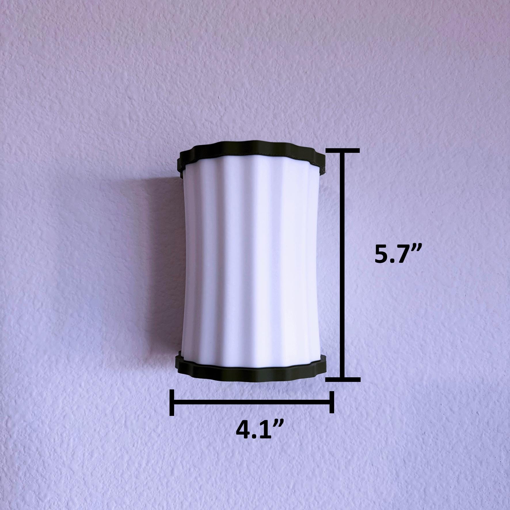 Ripples Wireless Wall Sconce - Battery Powered Wall Light - mood lamp