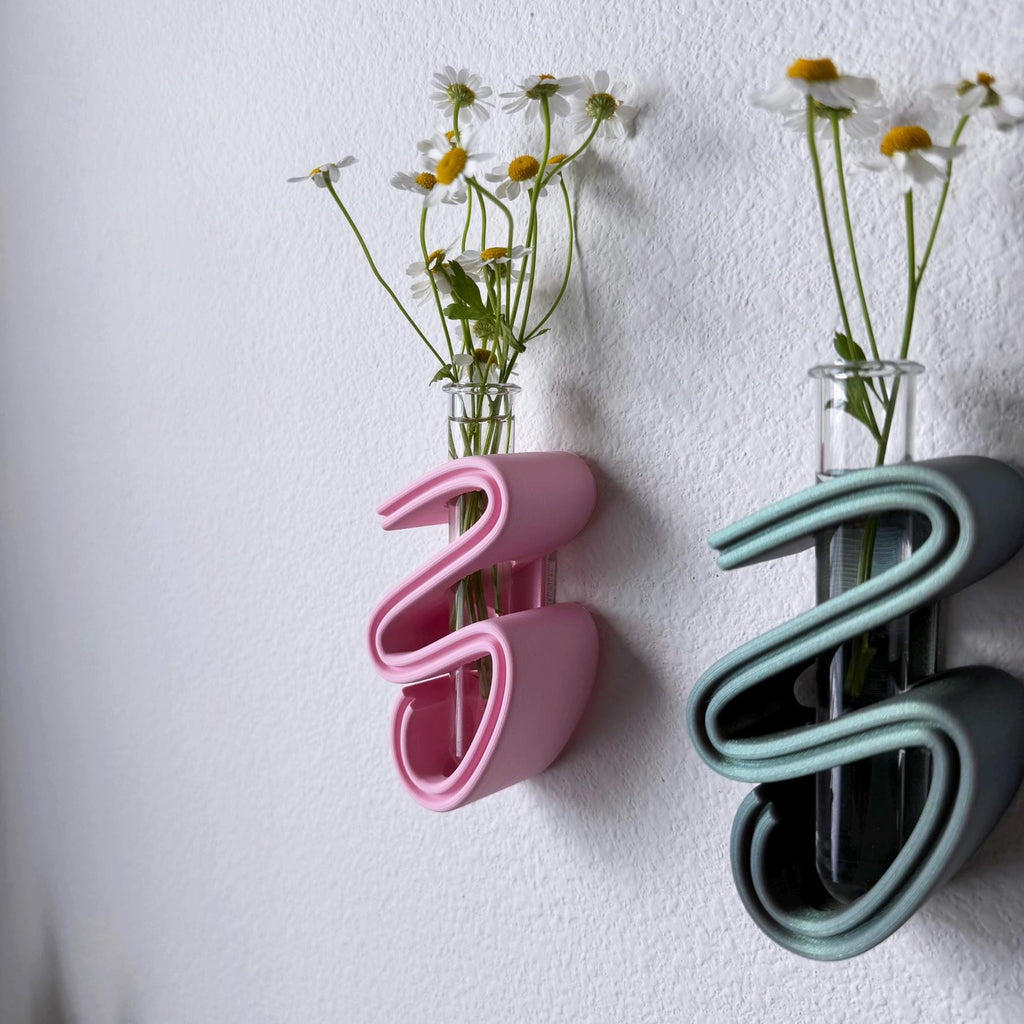 Unique Wall Vase for Propagation and flowers - Wall mounted flower vase - Wall decor - Wall propagation station test tube planter indoor use