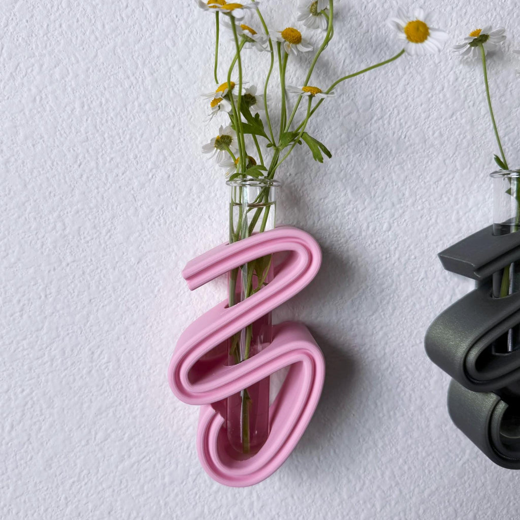 Unique Wall Vase for Propagation and flowers - Wall mounted flower vase - Wall decor - Wall propagation station test tube planter indoor use