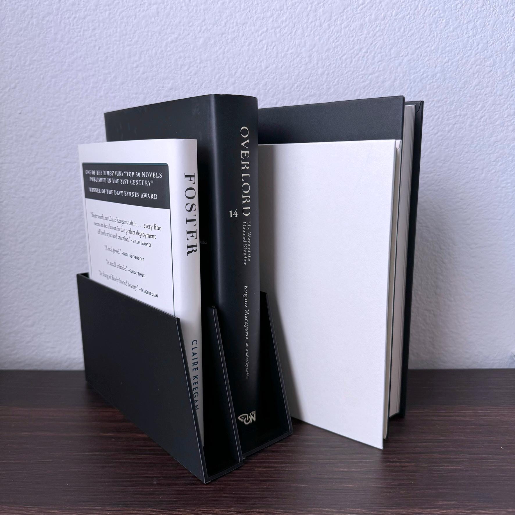 Hardcover Book Dust Jacket Holder: Bookshelf Insert