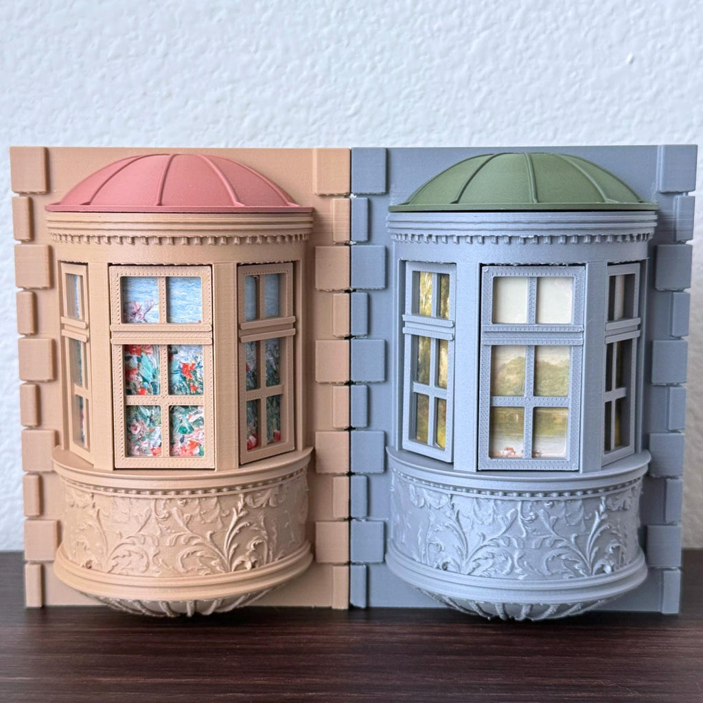 Oriel window Bookmark Holder - bookshelf library accessory and decor - unique bookmark container-  desk Organizer and Pen Holder
