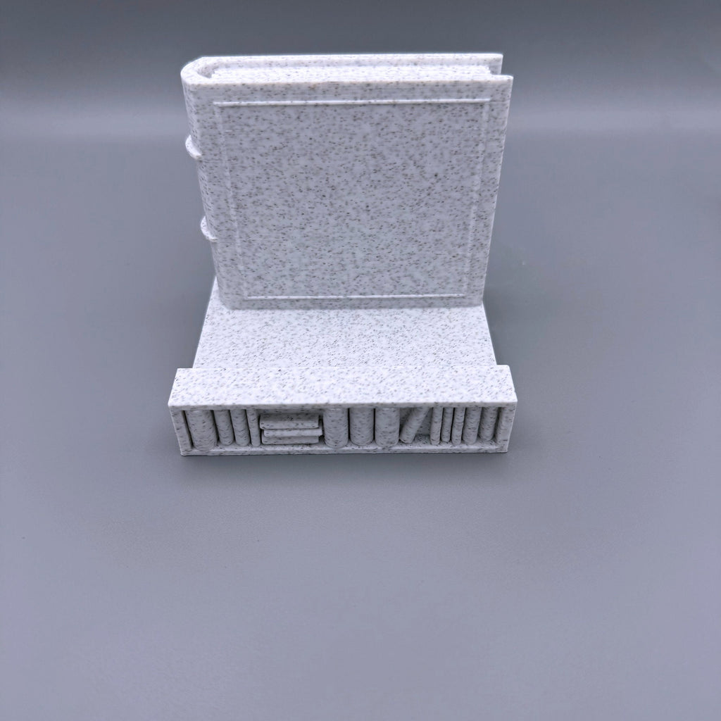 Book Lovers Antient Tome Phone Holder Stand, Unique Library Inspired Desk Accessory