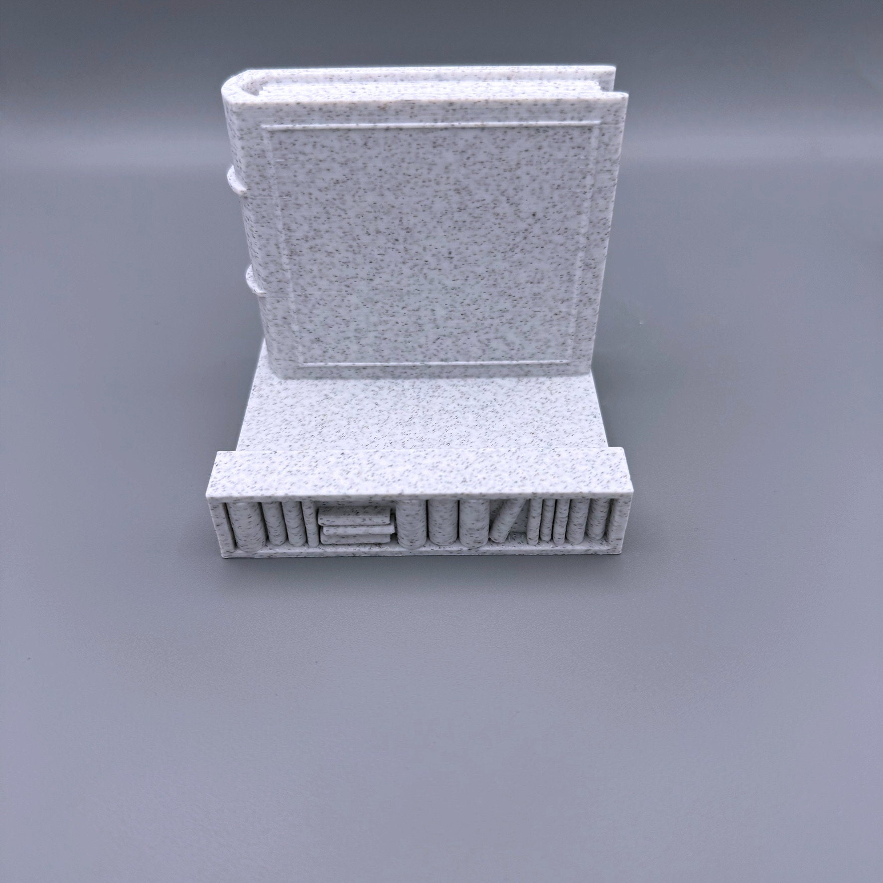 Book Lovers Antient Tome Phone Holder Stand, Unique Library Inspired Desk Accessory