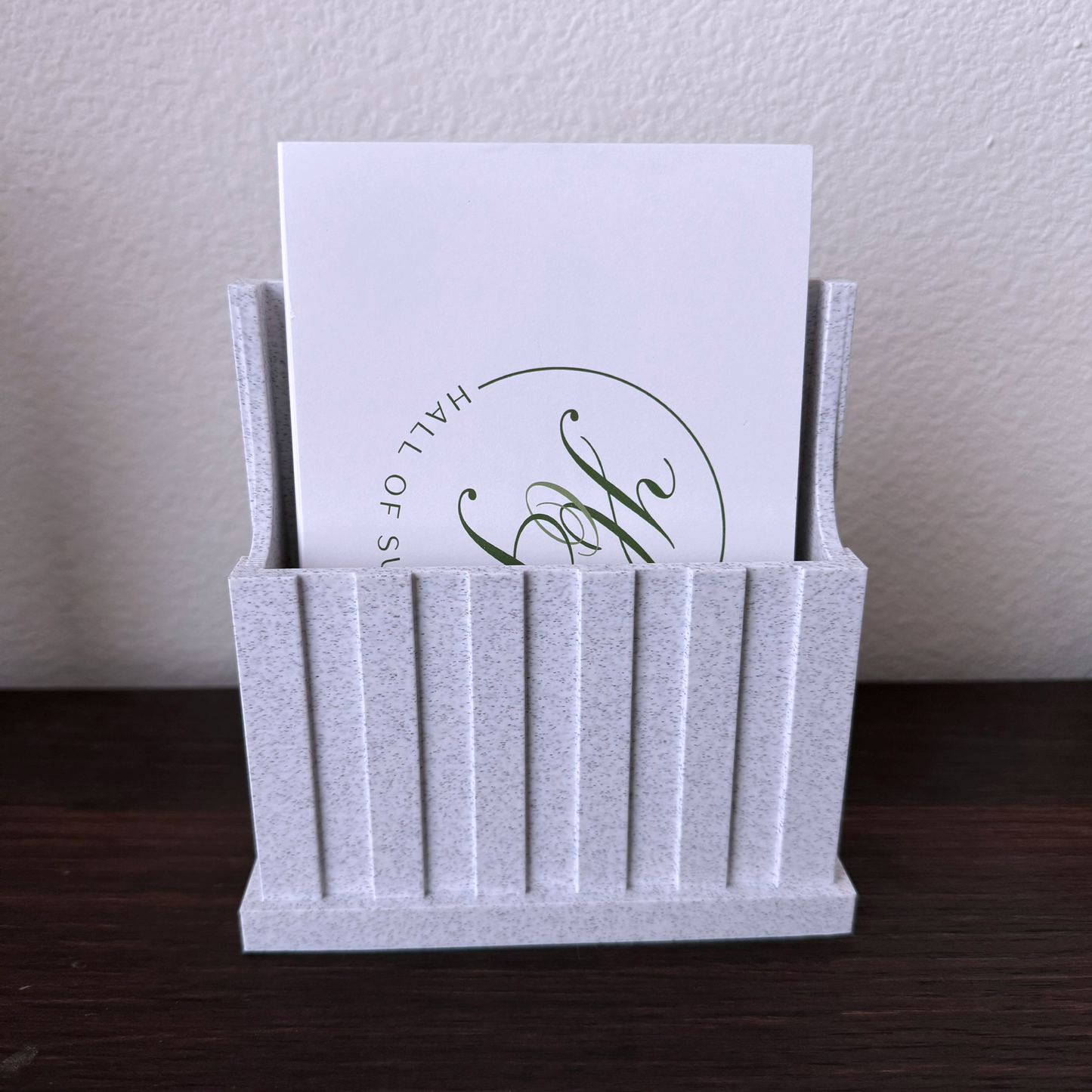 Index card holder, greeting card holder, office organization, card holder