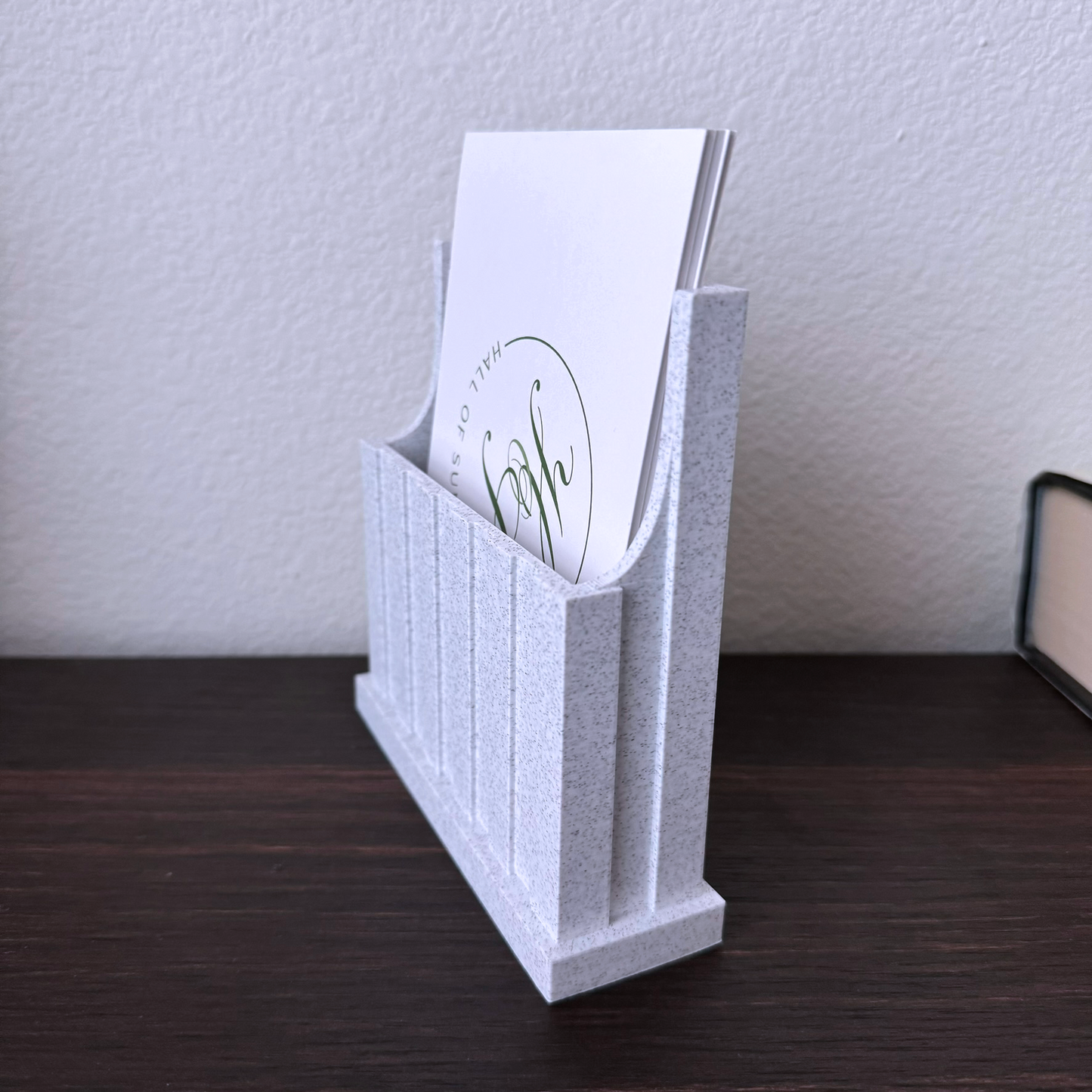 Index card holder, greeting card holder, office organization, card holder