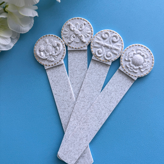 Classical Medallion ornamental Cameo-Inspired Bookmarks- Decorative elegant Bookmarks