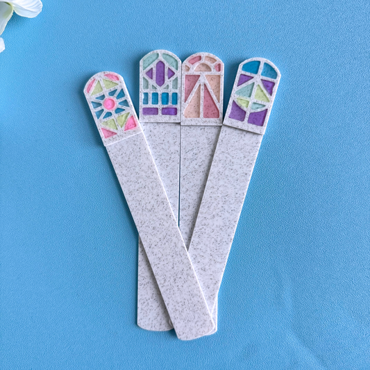 Stained Glass Cathedral Window Bookmarks - Colorful, Artistic, Unique, Handmade Page Markers