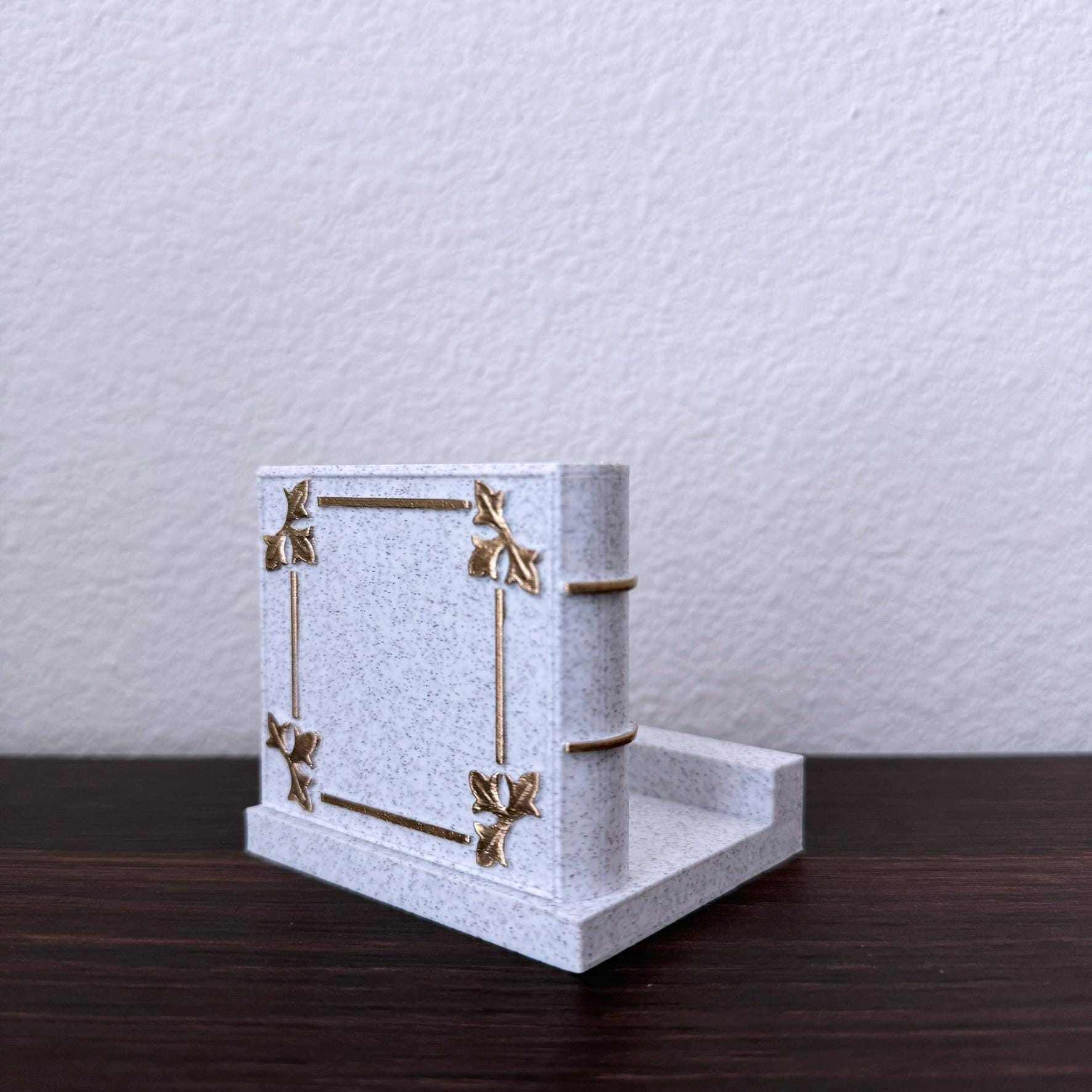 Book Lovers Antient Tome Phone Holder Stand, Unique Library Inspired Desk Accessory