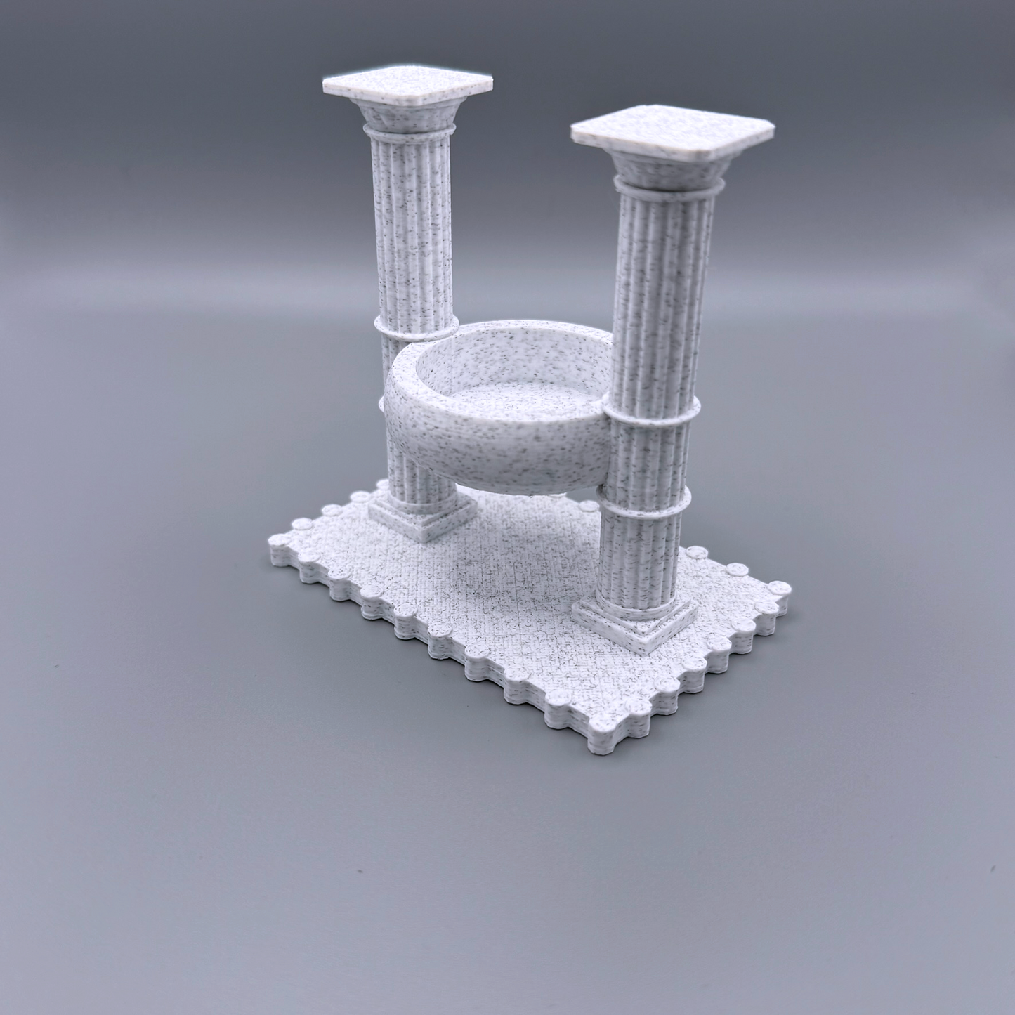 Unique classical roman inspired columns tea light holder