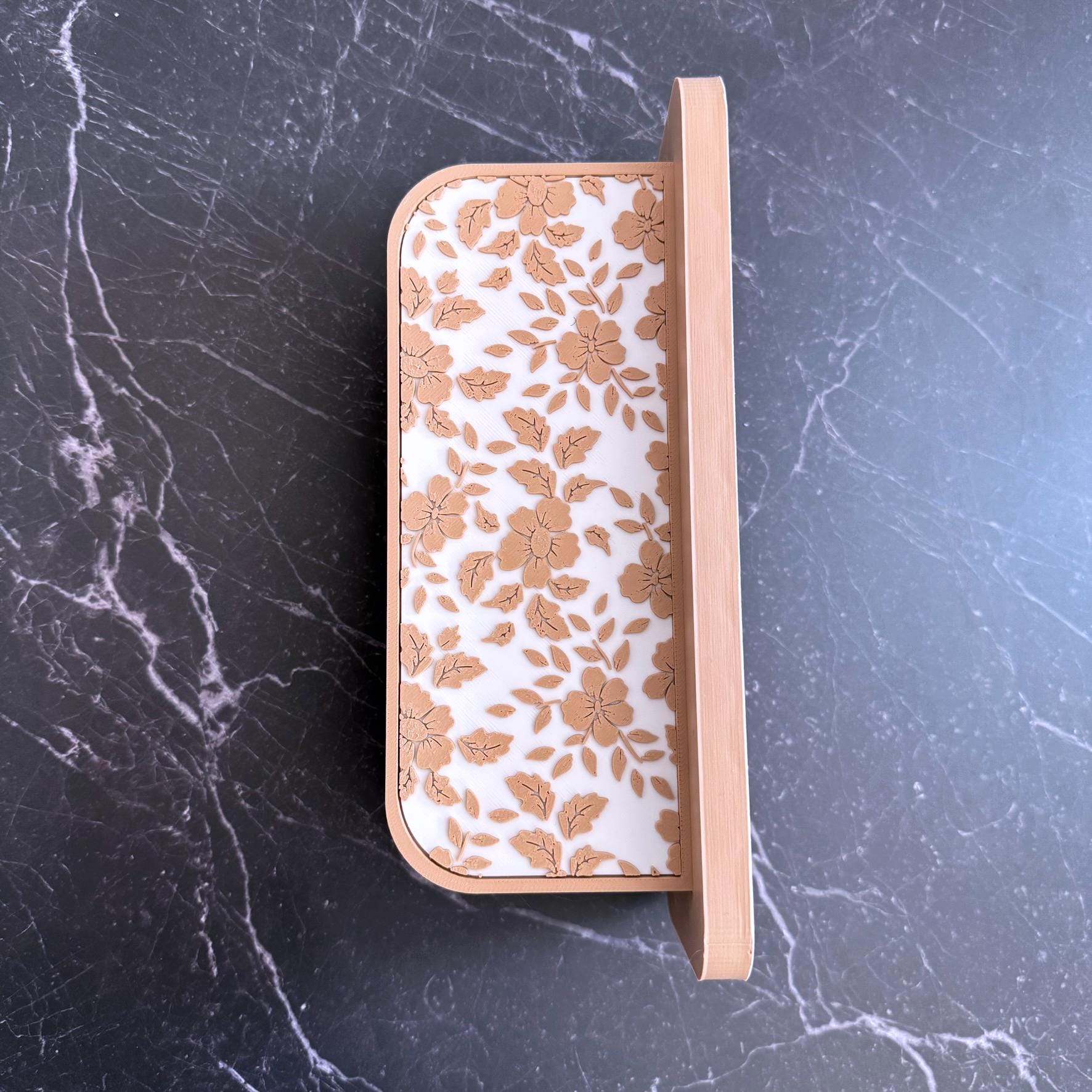 Flower Pattern Letter holder - Mail organizer and paper holder rack