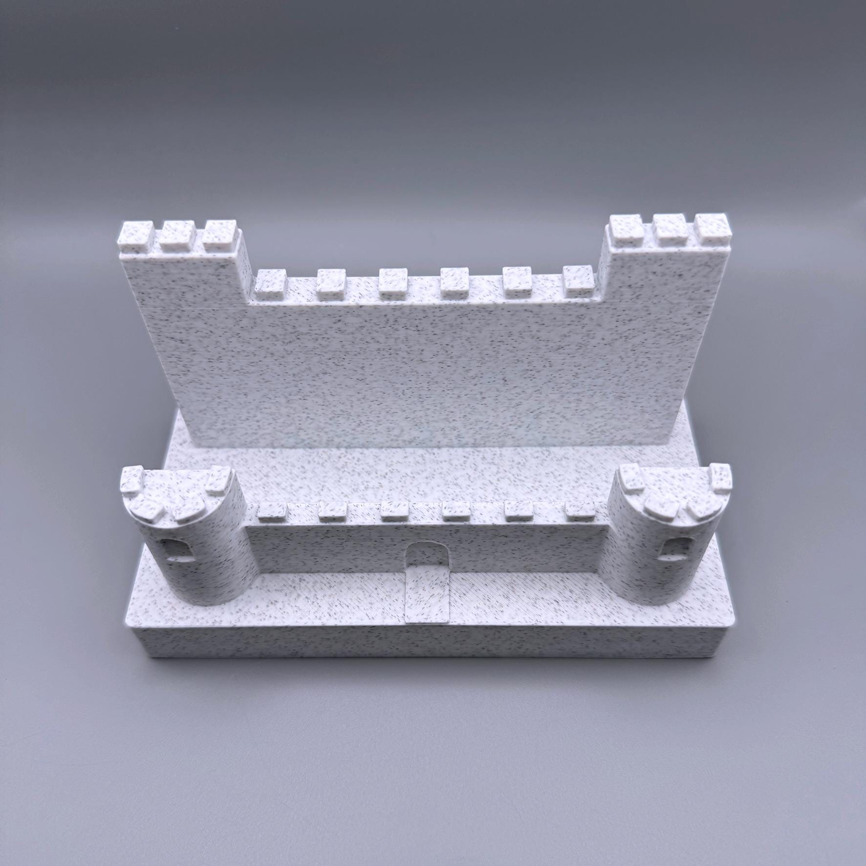 Castle Business Card Holder: Medieval Desk Decor