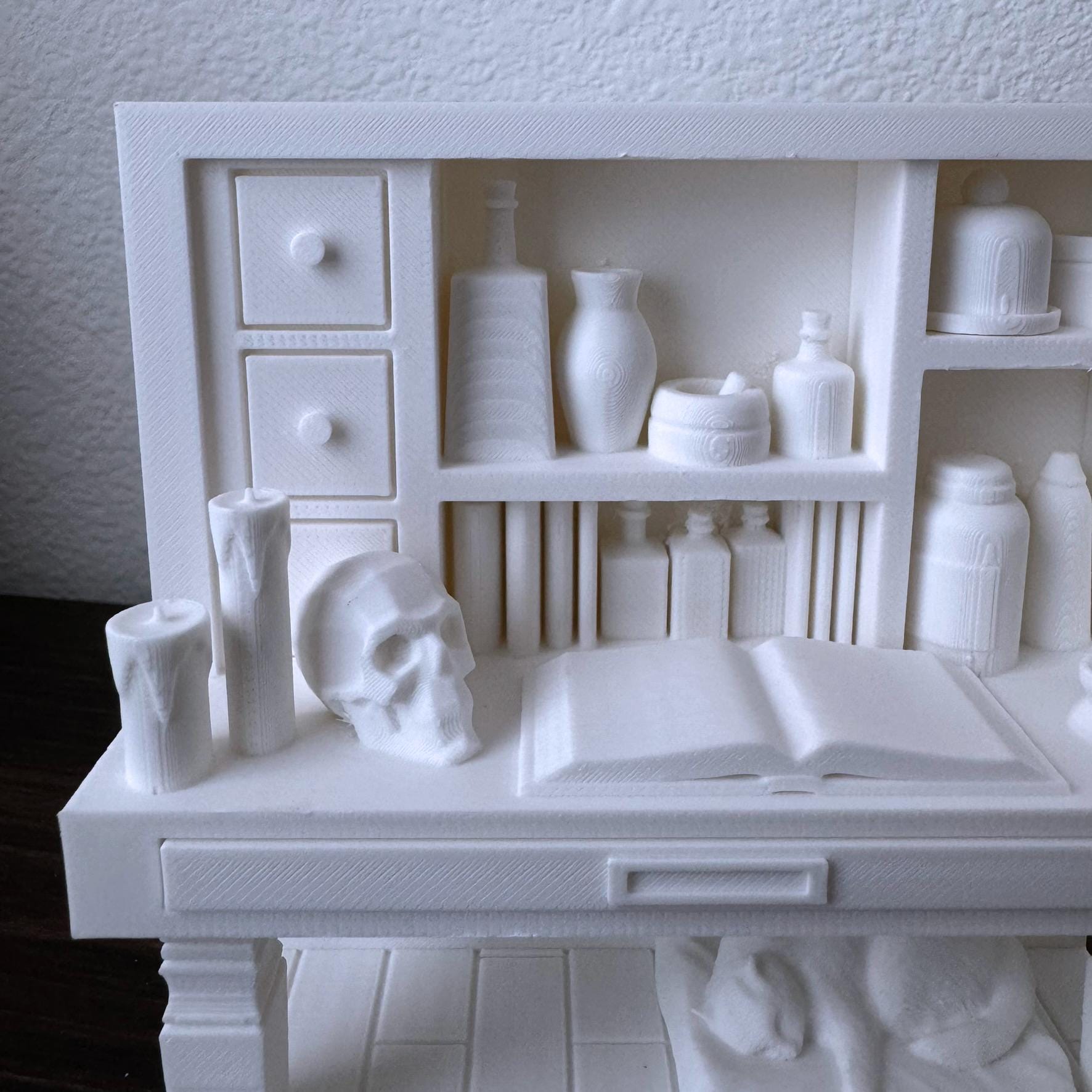 Cozy Witch Altar Bookmark Holder book nook - Desk Organizer - Pen Holder - Bookshelf Decor