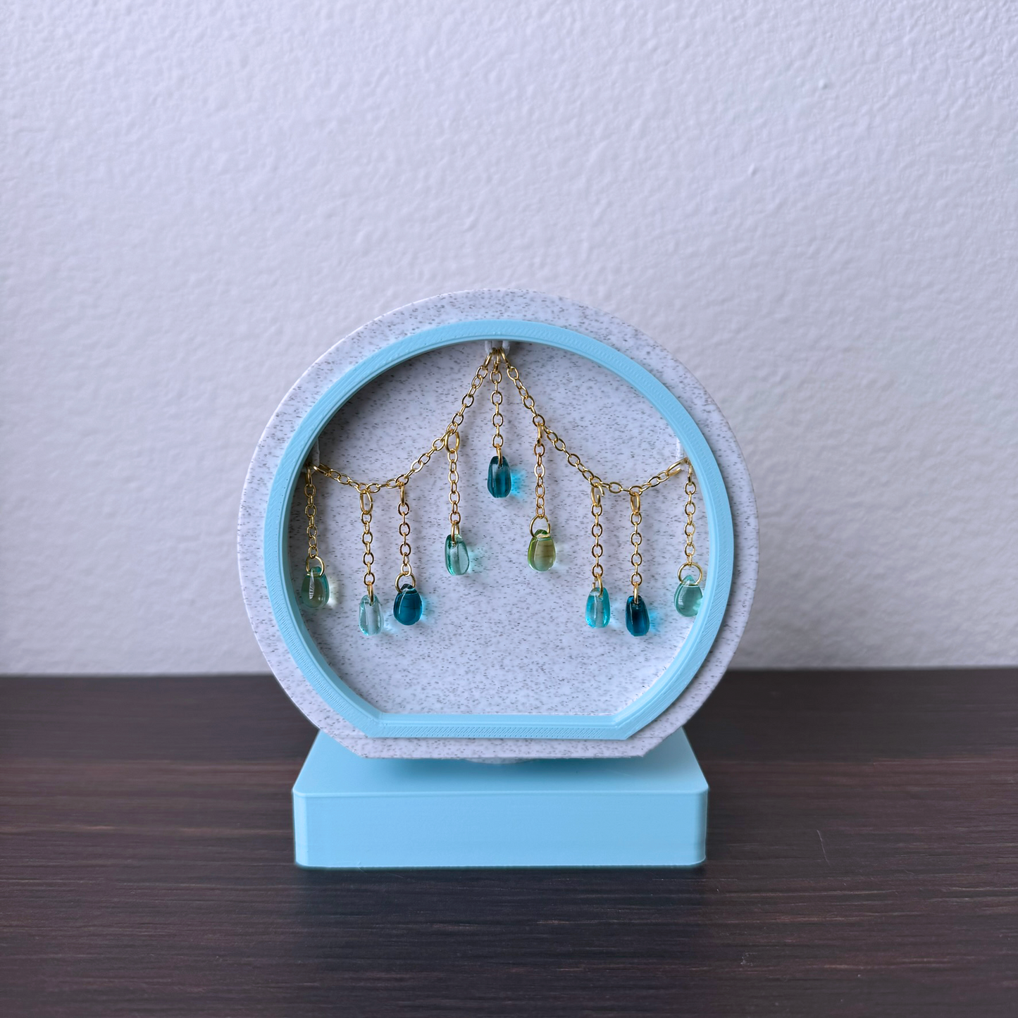 Raindrop Bead Bookmark Holder - Desk Organizer - Pen Holder - Cute library, bookshelf, and desk decor