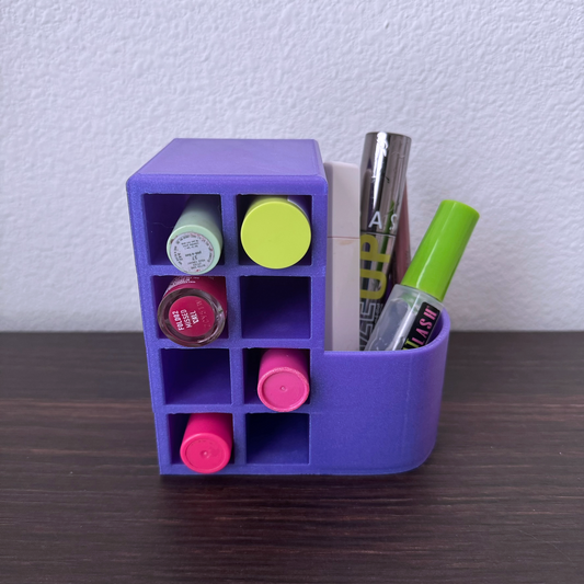 Lip Stick/ Lip Gloss Holder and Organizer - Make Up Organizer - Countertop Container - Cosmetics Cup - modular